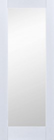 JAVA WHITE - Shaker 1 Lite Primed Primed Clear Glass