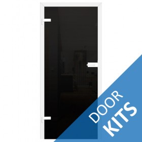 ERKADO - Graf 65 Black Opaque Glass Doors