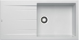 PYRAMIS - Alazia White Composite Single Bowl Sink