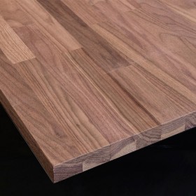 LUMBER TOP - Solid Wood Worktop Stained Walnut 3M 900mm 40mm