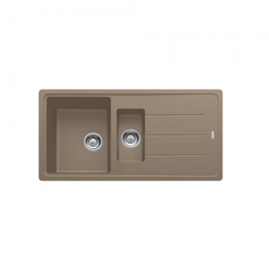 FRANKE - Basis 1.5 Bowl Sink Reversible Fragranite Oyster