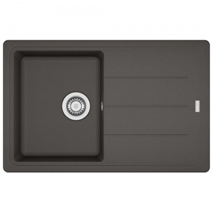 FRANKE - Basis Single Bowl Sink Reversible Fragranite Slate Grey