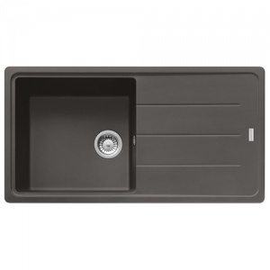 FRANKE - Basis Single Bowl Inset Sink Reversible Fragranite Slate Grey