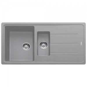 FRANKE - Basis 1.5 Bowl Sink Reversible Fragranite Stone Grey