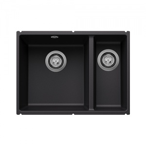 BLANCO - Taidan 340-160-U Silgranit Black Undermount Sink