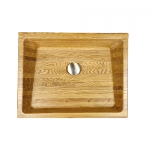 SVALL - Solid Lumber Oak Basin