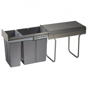 Kitchen pull out waste bin