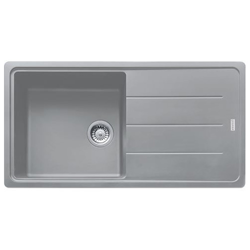 FRANKE - Basis Single Bowl Inset Sink Reversible Fragranite Stone Grey