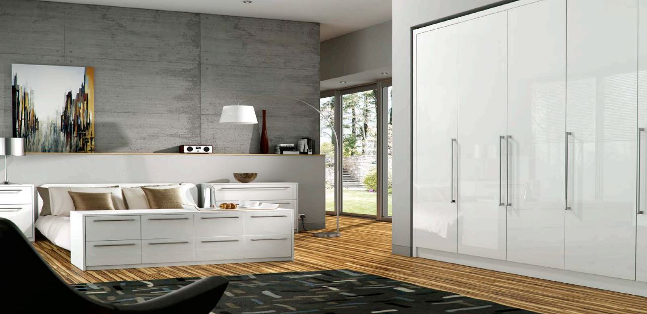Noyeks > ODYSSEY White Gloss > Bedroom Units