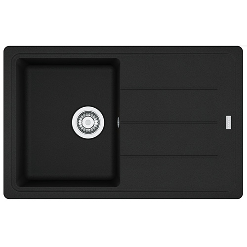 FRANKE - Basis Single Bowl Sink Reversible Fragranite Matt Black