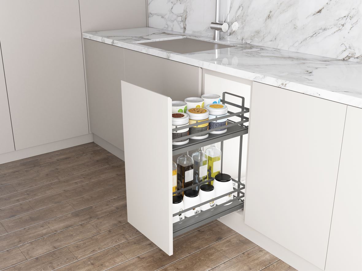 Noyeks > PREMIER Base Larder Unit 400MM > Storage Solutions