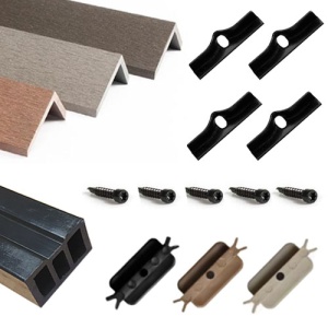 Noyeks - Garden composite decking screws - clips - joists - profiles - carriages - supplier Ireland