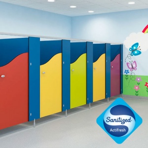 Washrooms - Cubicles - Toilets - Cabinets - Sanitised