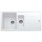 FRANKE - Basis 1.5 Bowl Sink Reversible Fragranite Polar White