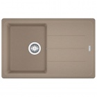 FRANKE - Basis Single Bowl Inset Sink Reversible Fragranite Oyster