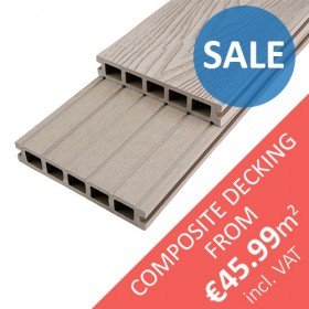 WPC 3D WOODGRAIN "Sand Beige” - Composite Decking 3M