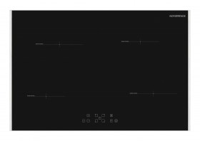 NORDMENDE - 78cm 4 x Zone Touch Control Induction Hob Black Framed