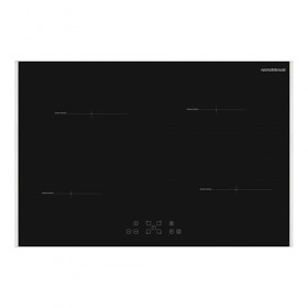 NORDMENDE - 78cm 4 x Zone Touch Control Induction Hob Black Framed