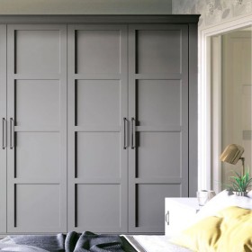 Noyeks - Dove Grey Wardrobe Doors & Unit