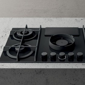 ELICA - NIKOLATESLA FLAME - 4x Zone Aspirating Gas Hob 88CM - Recycling