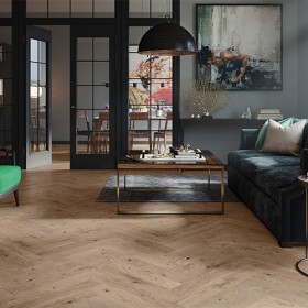 WN COLLECTION - Herringbone Barista Oak 110mm x 14mm x 660mm