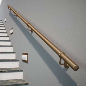 ROTHLEY - Indoor & Outdoor Handrail Kit Antique Brass