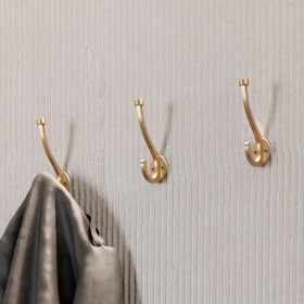 Modern Style Hat & Coat Hook Satin Brass NOY4002010