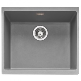 CAPLE - LEE500PG Inset or Undermount Geotech Granite Sink Pebble Grey