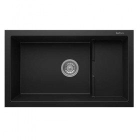 Composite Sink - Granite Black Undermount Prep Sink