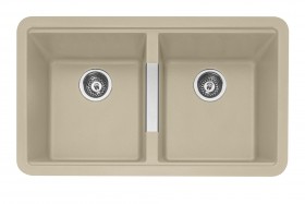 CAPLE - Lee200DS Undermount Geotech Granite Sink Desert Sand