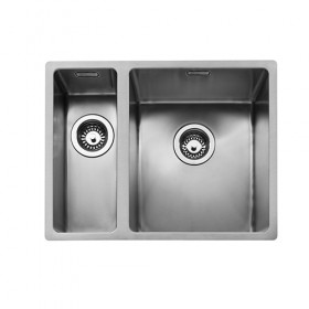 CAPLE - Mode3415SS L Undermount or Inset Sink Stainless Steel