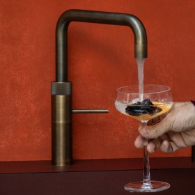QUOOKER - PRO7 Fusion Square 7FSPTN Tap Patinated Brass
