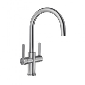 BLANCO - Candor Brushed Stainless Steel Twin Tap