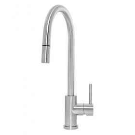 CAPLE - Aspen Pull-out Kitchen Tap Stainless Steel