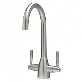 CAPLE - Avel Dual Lever Kitchen Tap Stainless Steel
