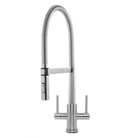 CAPLE - Novato Pull-out Kitchen Tap Stainless Steel