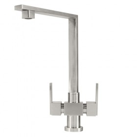 CAPLE - Robo Dual Lever Kitchen Tap Stainless Steel