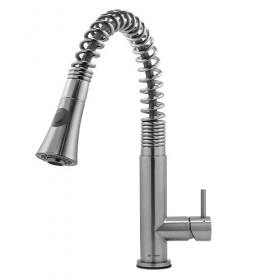 CAPLE - Spiro Pull-out Kitchen Tap Stainless Steel