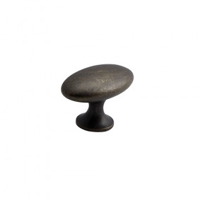 Antique Brown Oval Knob 60mm