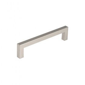 Brushed Inox D-Handle 138mm