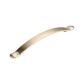 Brushed Satin Brass Bow Handle 232mm