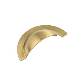 Brushed Satin Brass Bow Handle 104mm