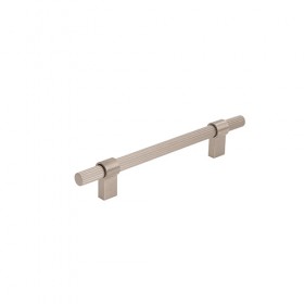 Flutted Brushed Nickel Bar Handle 225mm
