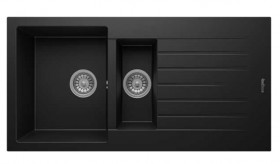 Composite Sink - Granite Black 1.5 Bowl & Drainer