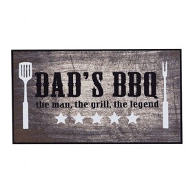 BBQ OUTDOOR RUGS - Dad's BBQ The Man