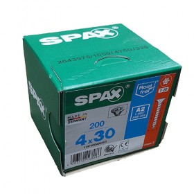 SPAX - Stainless Steel Screws 4x30 Qty 200