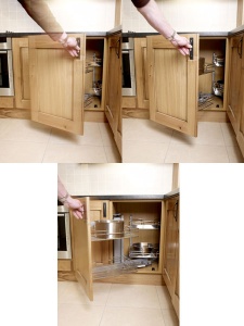 Chrome Magic Corner Unit