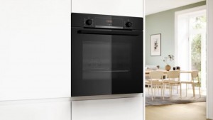 BOSCH Pack Series 4 - Built-in Single Oven HQA534BB3B & CMA583MB0B & Built-in Microwave CMA583MB0B