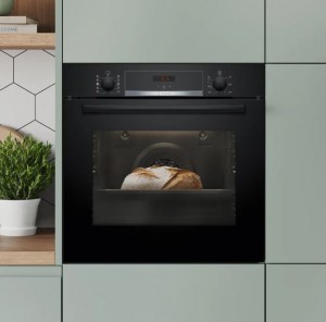 BOSCH Pack Series 4 - Built-in Single Oven HQA534BB3B & CMA583MB0B & Built-in Microwave CMA583MB0B