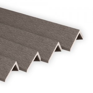 Noyeks - WPC Composite Decking - End L-Profile - Charcoal